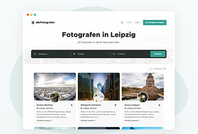 Screenshot allefotografen.de