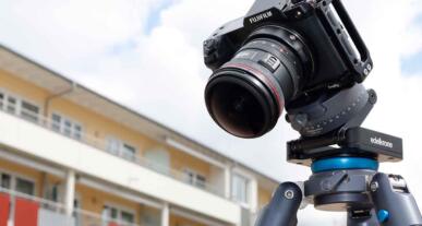 Aufbau für die Architekturfotografie