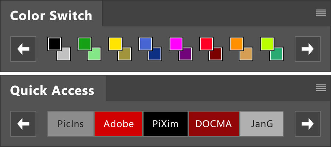 Beispiele für Tiny Tools Photoshop-Pliugins