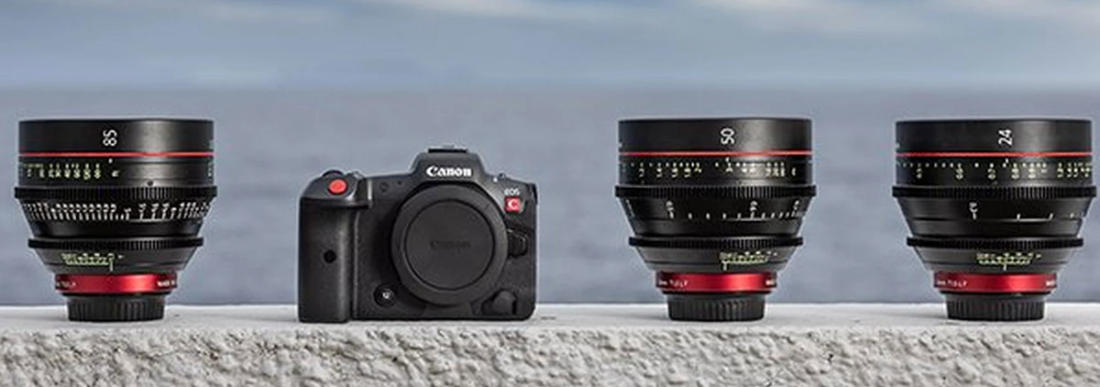 Canon EOS R5 C mit Objektiven