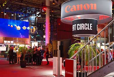 Canon Stand auf der Photopia 2022