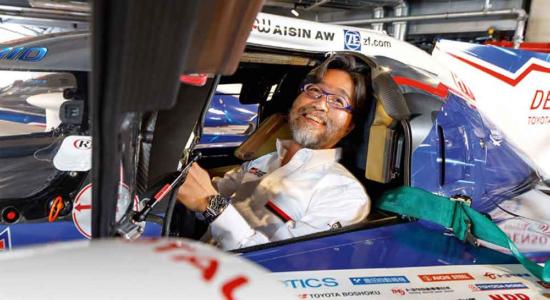 Toyota Motorsport President Histatake Murata im Toyota TS050 Hybrid