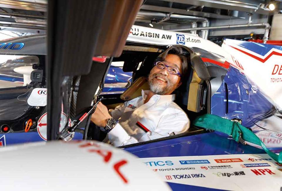 Toyota Motorsport President Histatake Murata im Toyota TS050 Hybrid