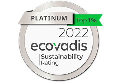 EcoVadis Platin-Siegel