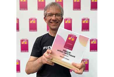 Jocahim Fiedler mit seinem Eurobike Award