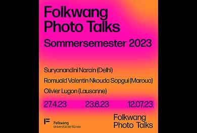 Plakat Folkwang Photo Talks