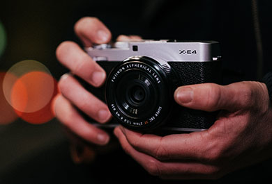 Fujifilm X-E4 Systemkamera.