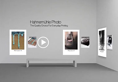 Screenshot Hahnemühle Virtual Gallery