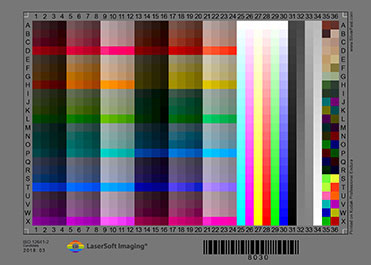 ISO-Norm Target von Lasersoft Imaging