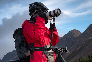 Das neue Steadify Monopod im Einsatz