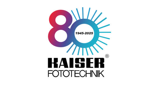 Logo Kaiser Fototechnik Jubiläum 80 Jahre