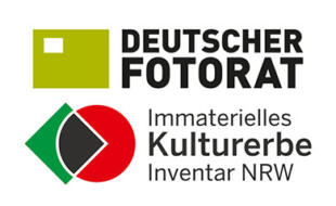 Logo Deutscher Fotorat und Logo Immaterielles Kulturerbe Inventar NRW