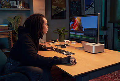 Mac Studio und Studio Display im Einsatz
