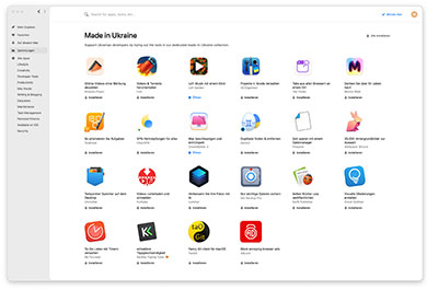 Made in Ukraine Apps von Setapp