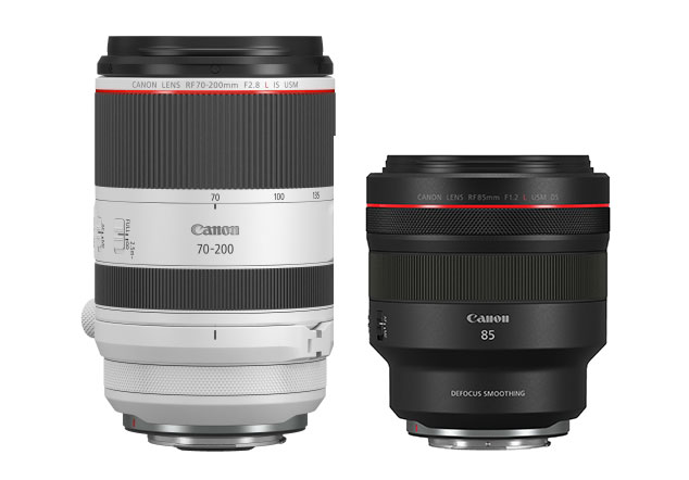 RF 70-200mm F2.8L IS USM und RF 85mm F1.2L USM DS