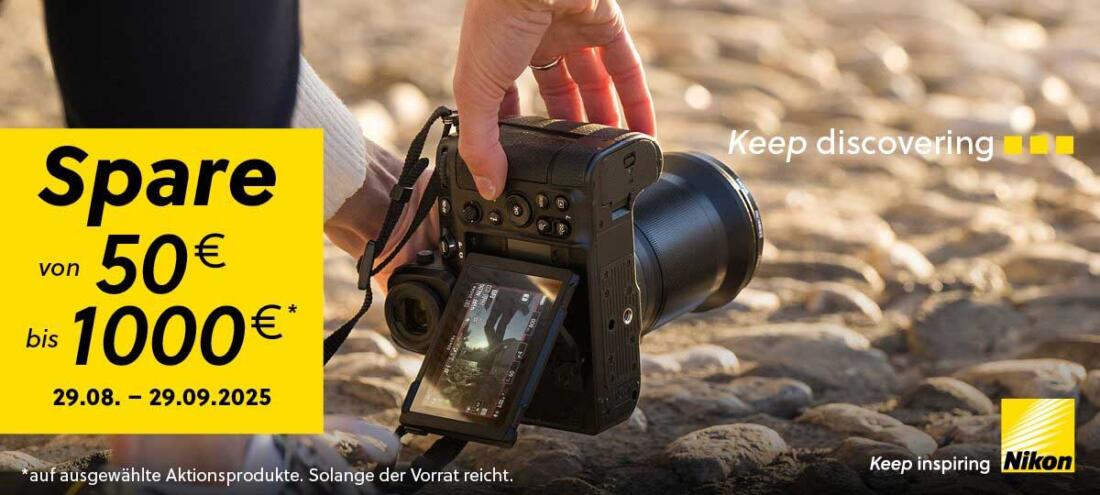 Teaser Nikon Sofort-Rabatt-Aktion