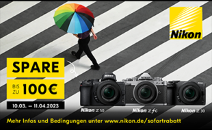 Grafik Nikon-Sofortrabatt-Aktion