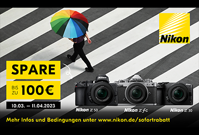 Grafik Nikon-Sofortrabatt-Aktion