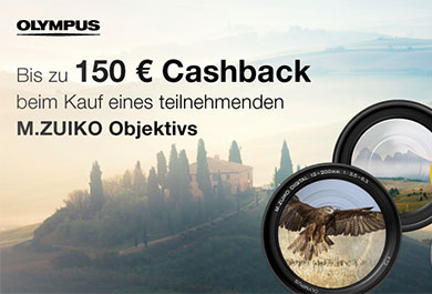 Cashback Aktion von Olympus