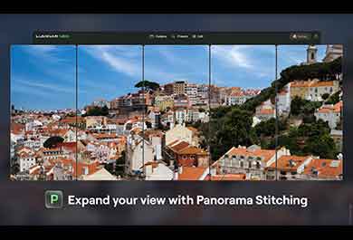 Panorama-Stitching mit Luminar Neo