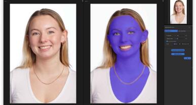 Beispielfoto Software für die Portraitretusche