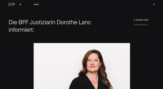 Screenshot BFF Dorothe Lanc