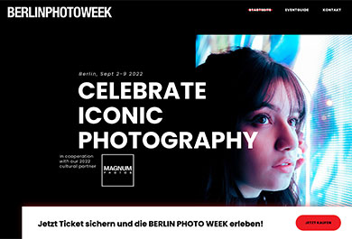 Screenshot Berlin Photo Week 2022