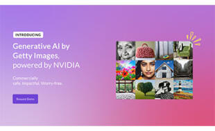 Screenshot Generative AI by Getty Images