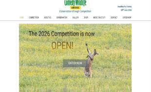 Screenshot Nikon Comedy Wildlife Awards 2026 Homepage