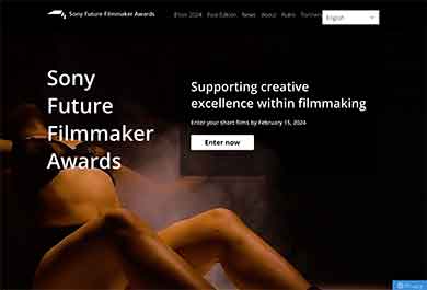 Screenshot Sony Future Filmmaker Awards