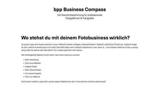 Screenshot Business Compass