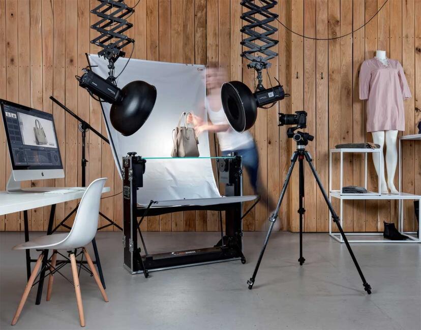Blick in ein 3D-Aufnahmestudio