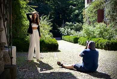 Fashionshooting bei der SommerAkademie