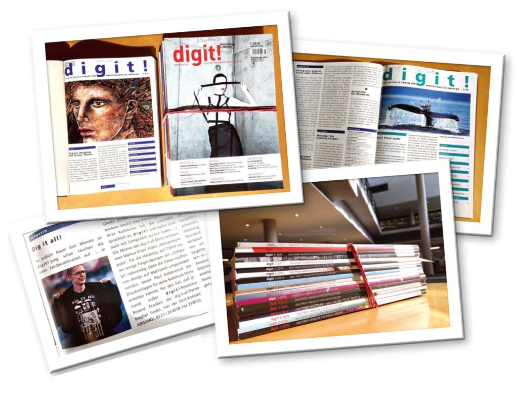 digit 25 Jahre, Cover, Titelgeschichten